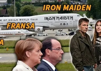 Merkel ve Hollande, Iron Maiden'ın yanında cüce kaldı