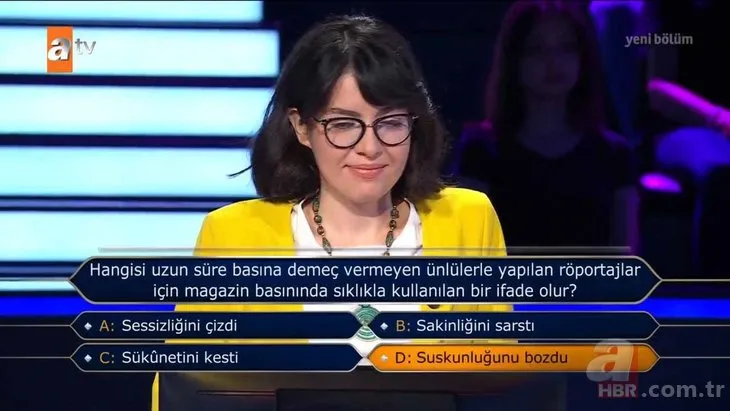 Milyoner'e damga vuran yarışmacı: Bu soruda elenmek marifet ister! ''Onur öğrencisi olarak mezun oldum'' dedi ama...