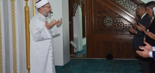 Diyanet İşleri Başkanı Ali Erbaş’tan anlamlı çağrı: Orman yangınları için camilerde dua edilecek