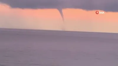 Ordu’da denizde hortum çıktı