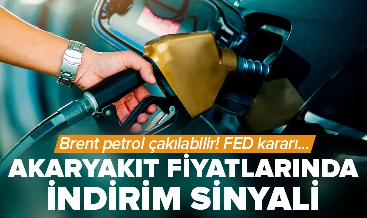 Akaryakıt fiyatlarında indirim sinyali!