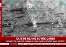 İdlib operasyonundan yeni görüntüler! Rejim askerleri ateş altına alındı