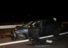 Feci kaza! Otomobil TIRa ok gibi saplandı