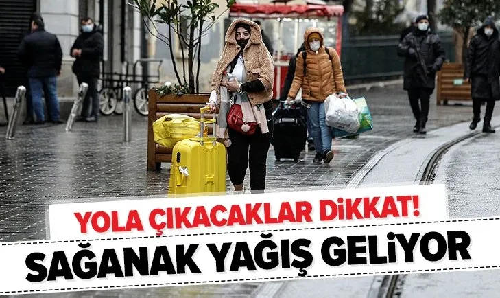 Meteoroloji'den son dakika hava durumu açıklaması! Yola çıkacaklar dikkat! İstanbul'a sağanak uyarısı | 25 Ocak 2021 hava durumu