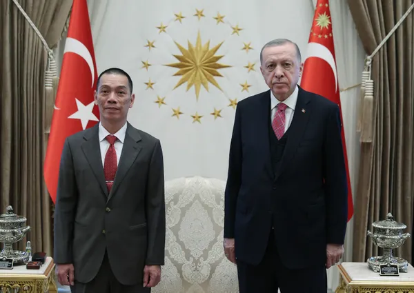 Vietnam'ın Ankara Büyükelçisi Do Son Hai, Başkan Erdoğan'a güven mektubu sundu - 1