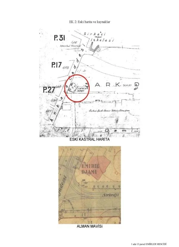 İBB; Sirkeci’de Emirler Mescidi’nin bulunduğu alana heykel dikti