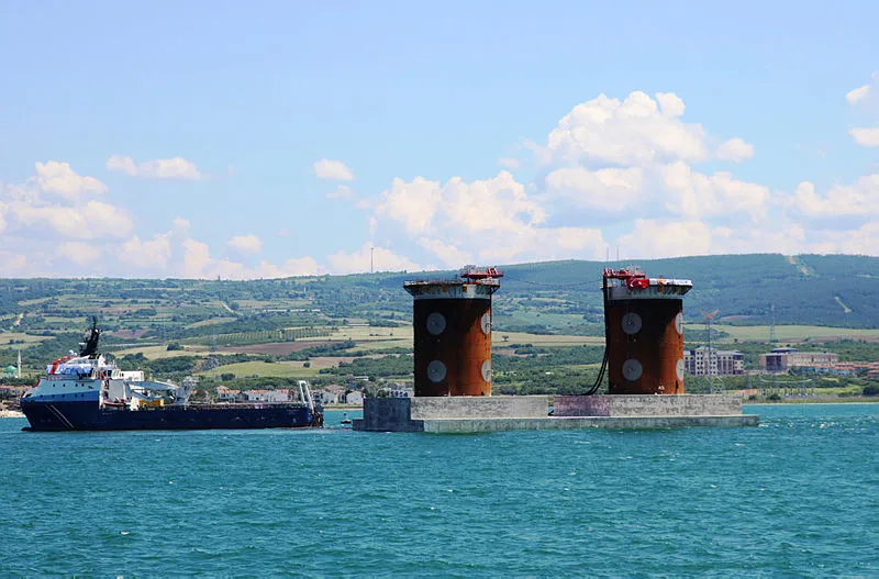 1915 Çanakkale Köprüsü Lapseki keson indirme töreni yapıldı