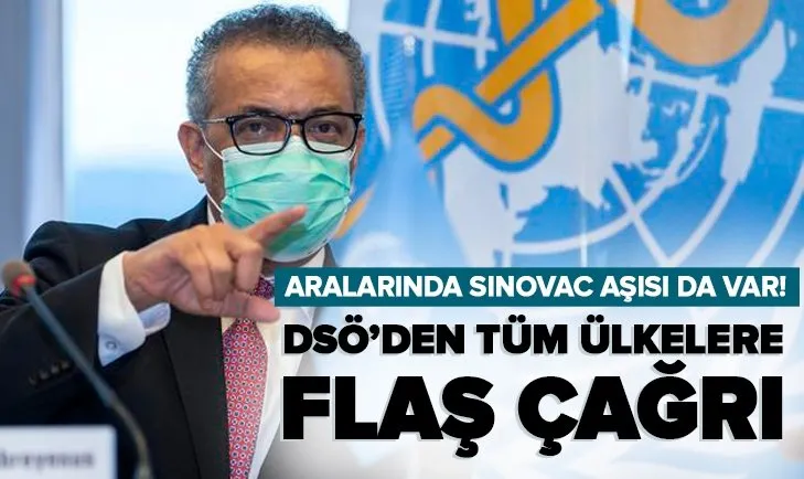 Son dakika: DSÖ’den COVID-19 aşılarına ilişkin tüm ülkelere flaş çağrı!