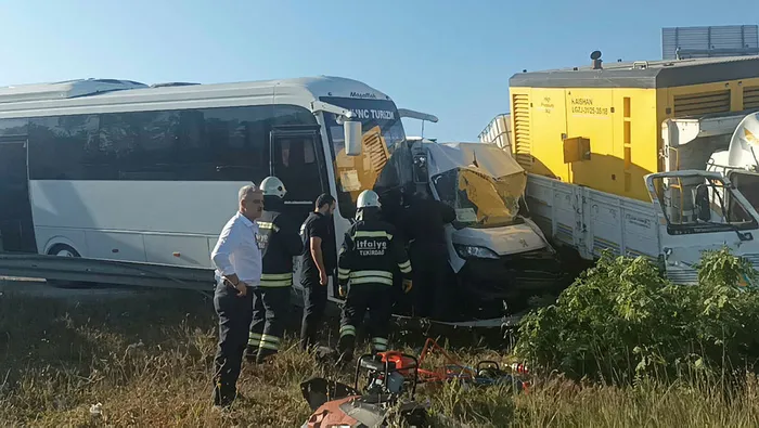 Tekirdağ'da feci kaza! 18 işçi yaralandı - 1
