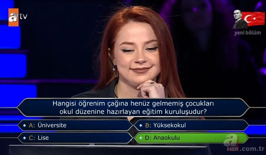 Milyoner'de şaşkına çeviren anlar! "Edebiyata ilgim var" dedi İstiklal Marşı sorusunda elendi 15