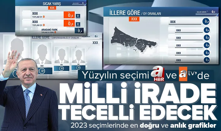 Seçimin nabzı A Haber / ATV ortak yayınında atacak