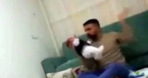 Cani baba hakim karşısında!