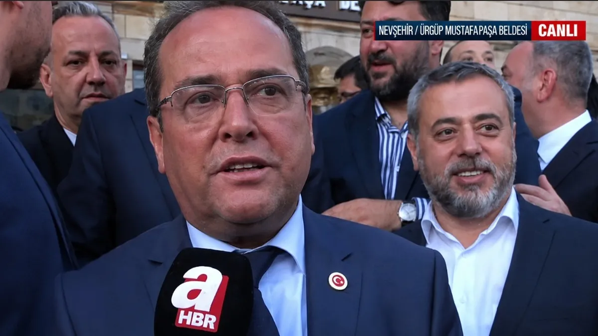 Özgür Özel'in miting yaptığı Mustafapaşa Beldesi'nde AK Parti'den ezici çoğunluk!  Yüzde 65 oyla rekor | Belediye Başkan adayı Özer A Haber'e konuştu: Durmak yok yola devam