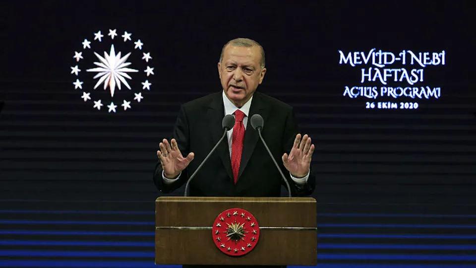 Başkan Erdoğan'ın “Fransız ürünlerine boykot” sözleri dünyada ilk haber!