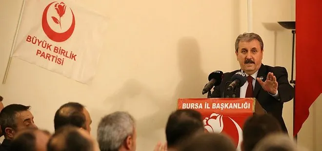 BBP Genel Başkanı Mustafa Destici’den Tunç Soyer eleştirisi