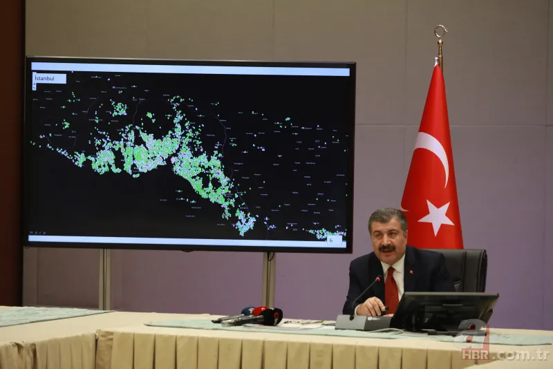 Türkiye'nin koronavirüs haritası Bakan Koca tarafından paylaşıldı! İşte Türkiye'nin koronavirüs haritası 7