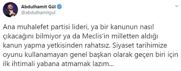 Adalet Bakanı Abdulhamit Gül'den Kılıçdaroğlu'na sert tepki - 1