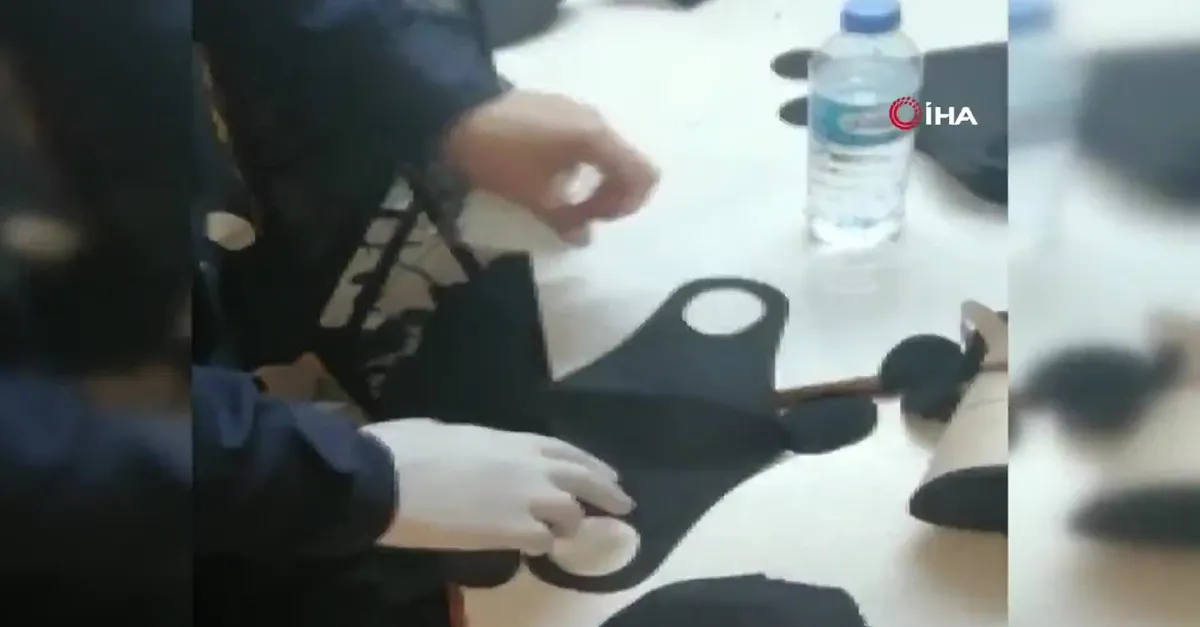 İstanbul Zeytinburnu'nda binlerce kaçak maske ele geçirildi! Atölyeler mühürlendi |Video
