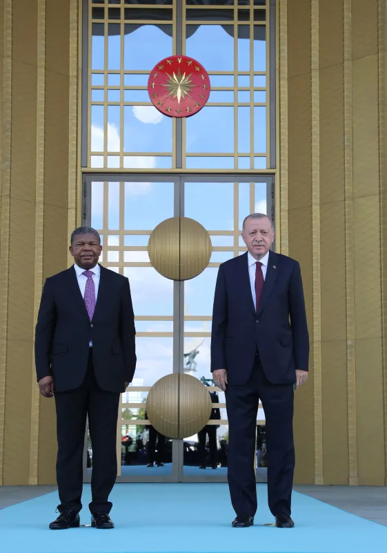 Son dakika: Angola Cumhurbaşkanı Türkiye’de | Başkan Erdoğan törenle karşıladı