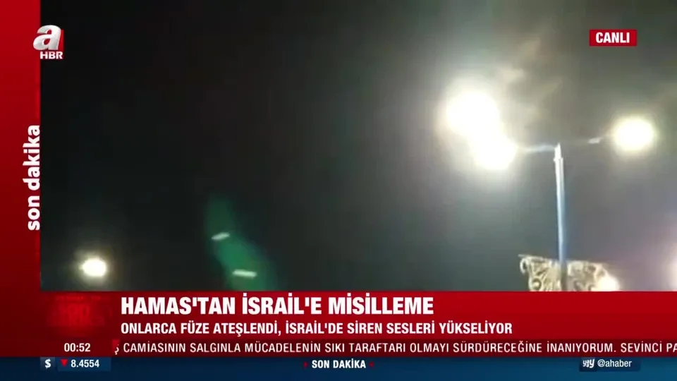 Hamas’tan İsrail’e misilleme! Roketler peş peşe ateşlendi