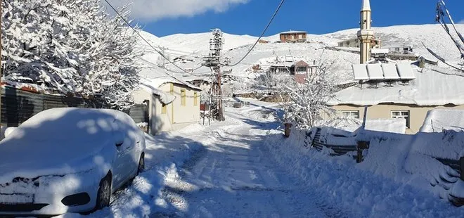 Bingöl’ün Karlıova ilçesinde kar yağışına rağmen ’kuraklık’ korkusu