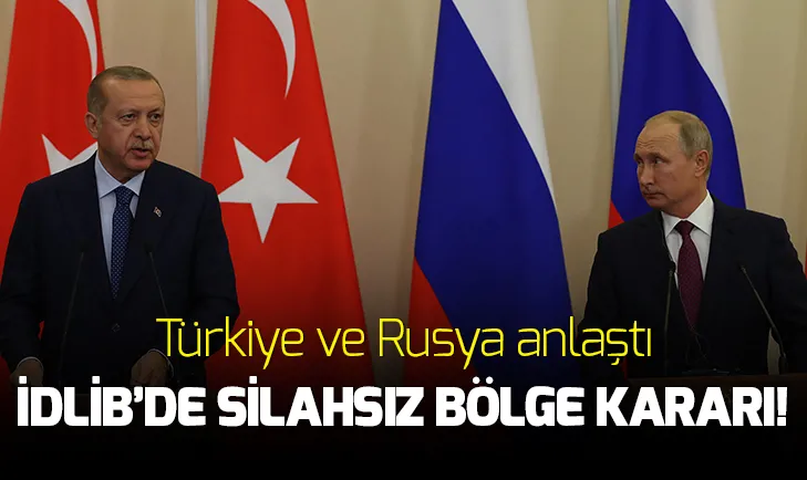 Erdoğan ve Putin açıklama yaptı