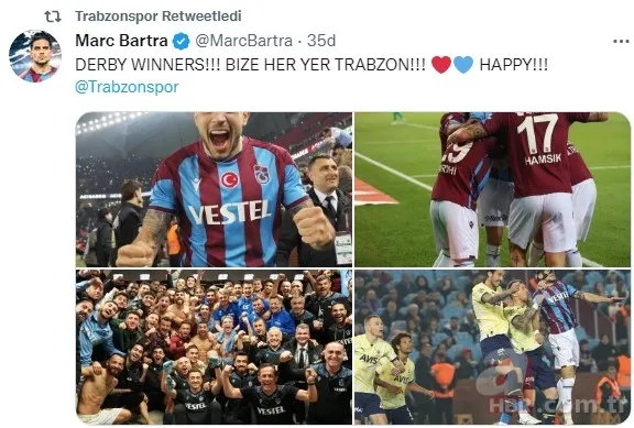 Derbi zaferi sonrası Trabzonspor'dan Fenerbahçe'ye olay "5 YILDIZ" göndermesi: "Başı dönüp yolunu kaybedenler için..." 7