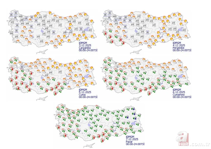 Beyaz örtü için geri sayım başladı! Önce sağanak sonra kar geliyor: İstanbul, Ankara... 9