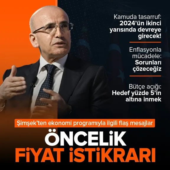 Hazine ve Maliye Bakanı Mehmet Şimşek’ten flaş açıklamalar: Programımız sonuçlarını veriyor