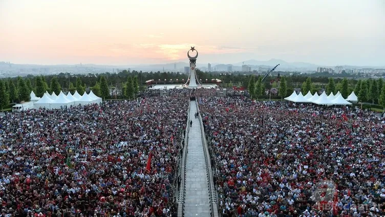 Beştepe'deki Şehitler Abidesi açıldı! Bakın o semboller ne anlama geliyor 3