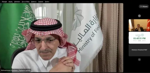 Hazine ve Maliye Bakanı Nureddin Nebati Suudi Arabistanlı mevkidaşı Al-Jadaan ile görüştü - 2