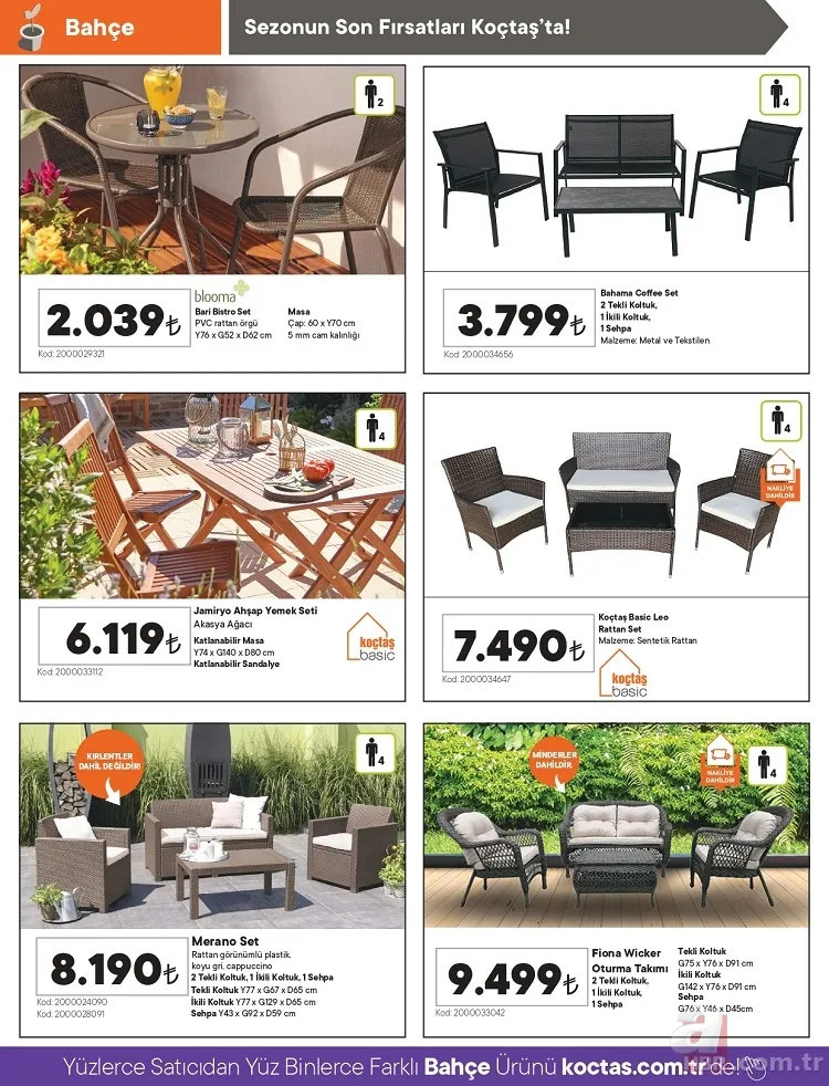 Koçtaş ekim ayı indirim kataloğu yayınlandı! Evinizi baştan aşağı tamamen değiştirebileceğiniz ürünlerin indirimli fiyatı 14