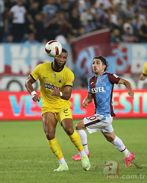 Trabzonspor- AEK maçında Benkovic sakatlandı! Kanlar içinde kaldı… | İşte o anlar... 13