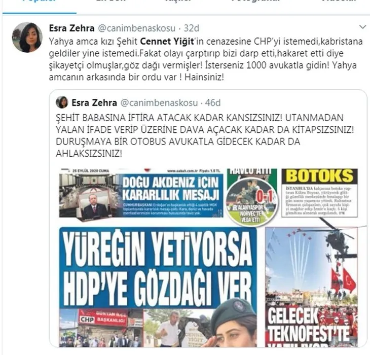 CHP’den şehit babasına gözdağı: 1 otobüs ve 10 avukatla geldiler! Sosyal medyadadan acılı babaya destek yağıyor