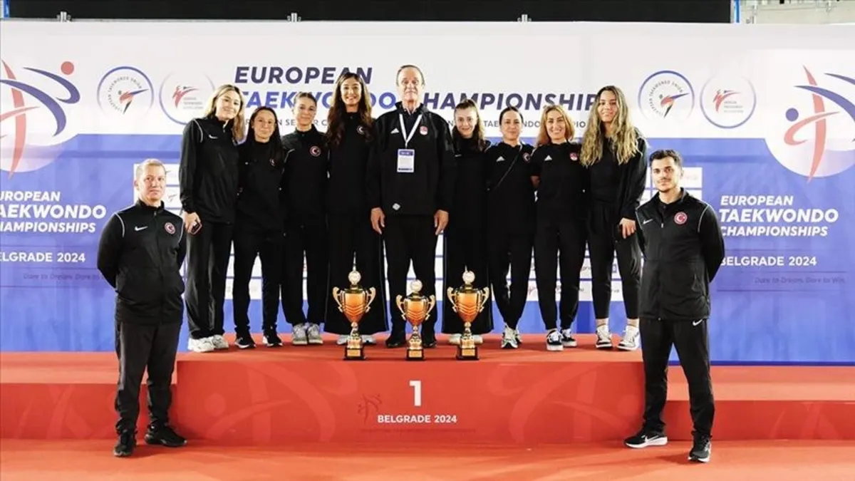 Türkiye tekvandoda Avrupa şampiyonu! Üstü üste ikinci kez takım halinde tarih yazdılar