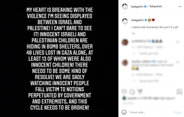 1620997206314.jpg İsrail'in Gazze saldırılarına Rihanna'dan tepki! 'Buna çıplak gözle bakamıyorum' - 1