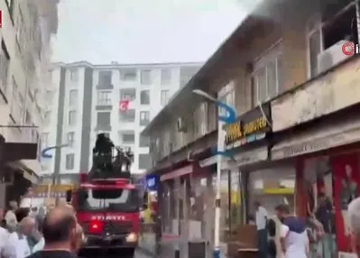 Rize’de depo yangını