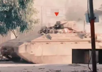 Hamas’tan yeni görüntüler: İşgalci ordusuna Gazze’yi dar ediyor! İsrail tankları işte böyle vuruldu