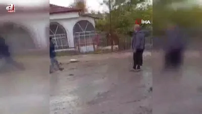 Ankara’da fırtına nedeniyle minare yıkıldı