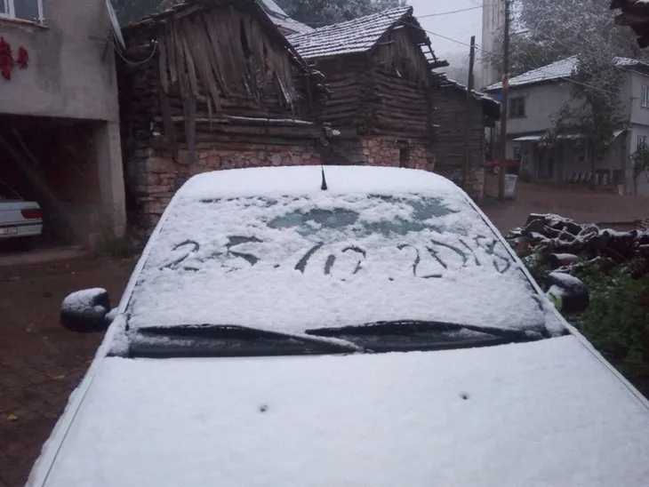 Marmara ve Ege’ye kar yağdı!