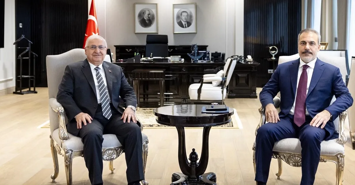 Dışişleri'nde kritik görüşme! Bakan Güler ve Bakan Fidan bir araya geldi