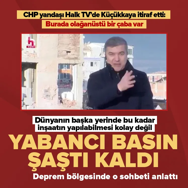 Yabancı basının deprem bölgesindeki şaşkınlığı