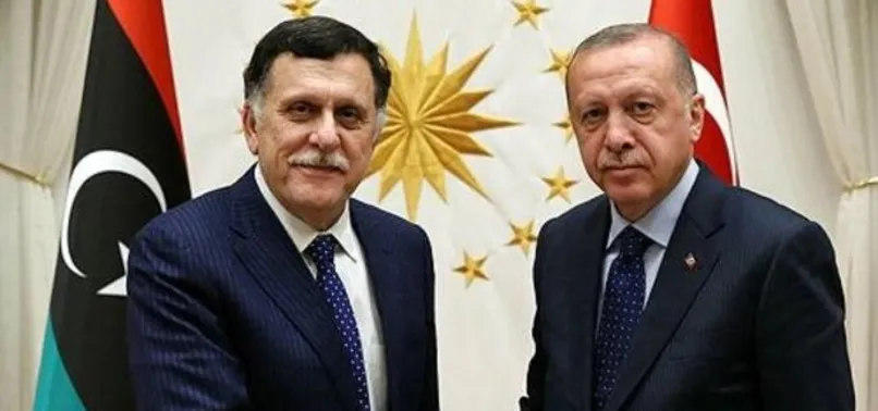 Başkan Erdoğan Al Sarraj'ı kabul etti