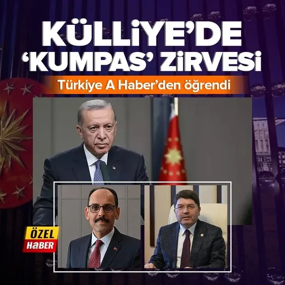 Başkan Erdoğan, İbrahim Kalın ve Bakan Tunç’u Külliye’de kabul etti! Türkiye kritik zirveyi A Haber’den öğrendi