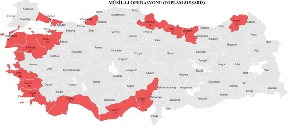Suç örgütlerine ’Müsilaj’ operasyonu! İçişleri Bakanlığı duyurdu