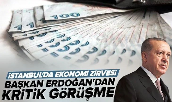 İstanbul’da üçlü ekonomi zirvesi | Başkan Erdoğan Hazine Bakanı Nebati, MB Başkanı Kavcıoğlu ve kamu bankalarıyla görüştü