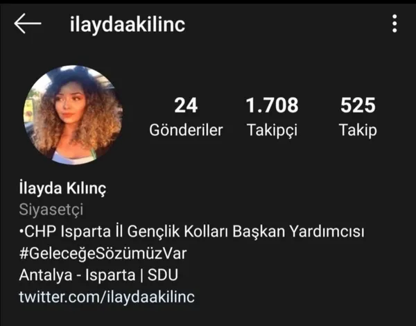CHP Isparta İl Gençlik Kolları Başkan Yardımcısı İlayda Kılınç’ın skandal paylaşımına tepkiler büyüyor