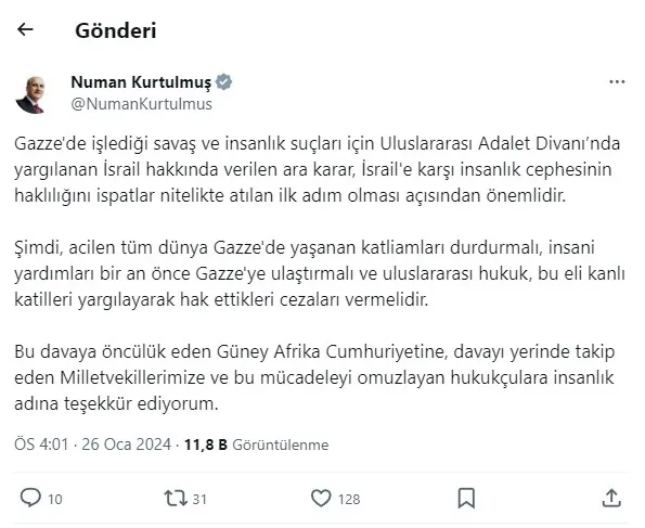Son dakika | Çanlar Gazze kasabı Netanyahu için çalıyor! Katil İsrail soykırım suçuyla yargılanacak! Türkiye'den tepkiler geldi - 6