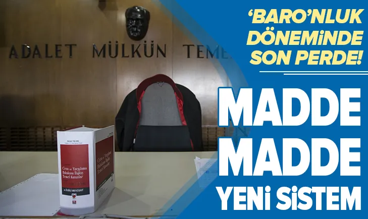 Çoklu baro sistemi geliyor! Yeni baro sistemi nasıl olacak? Çoklu baro sistemi nedir? İşte baro vesayetine son verecek çoklu baro teklifi...
