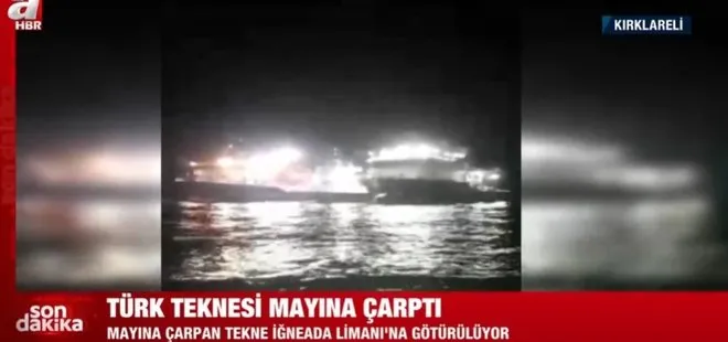 Son dakika: Kırklareli İğneada’da Türk teknesinde patlama!